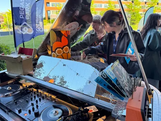 De Plaatjes Piano op locatie in Brussel